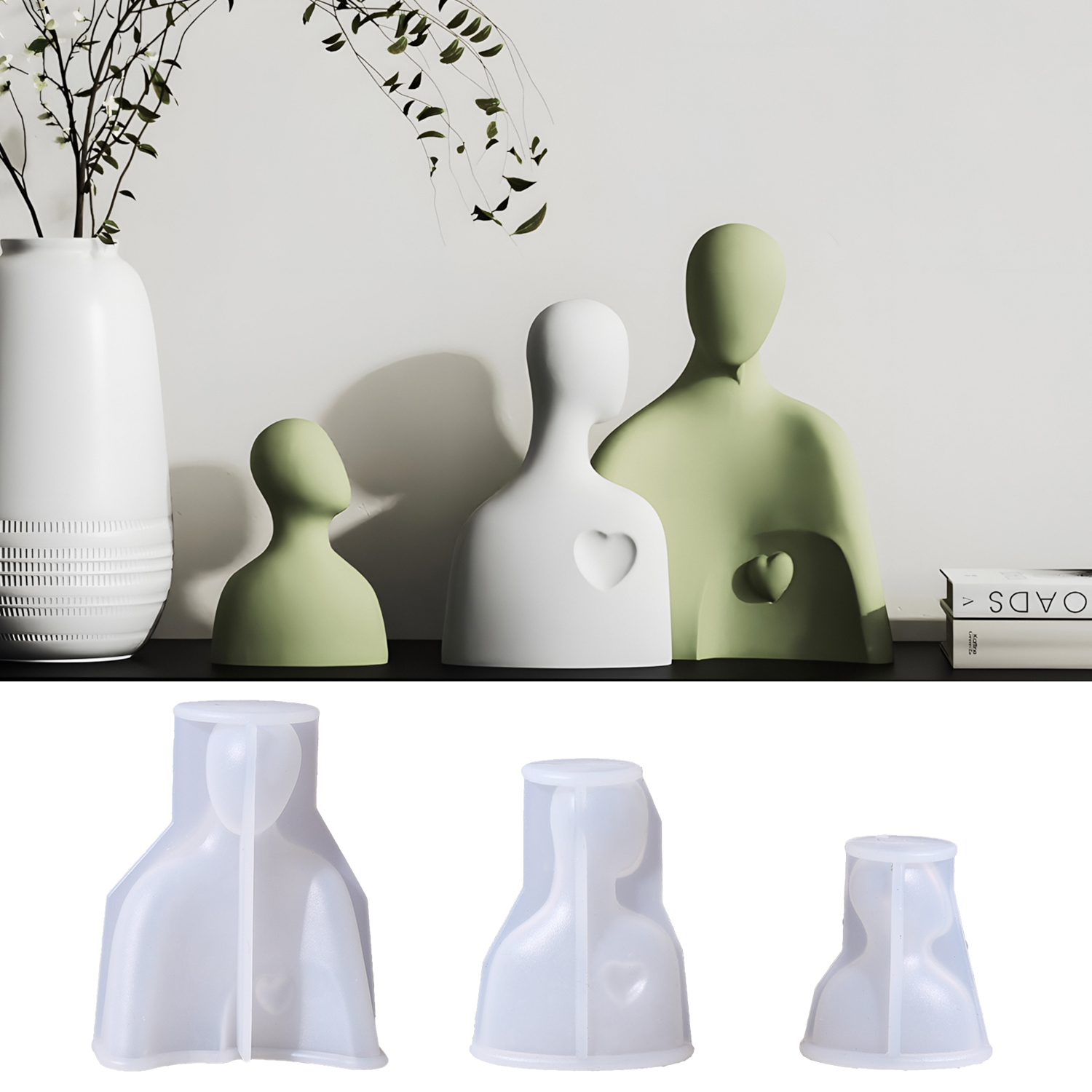 Candle Making For Kids - Family Miniatures Silicone Mold 3D DIY