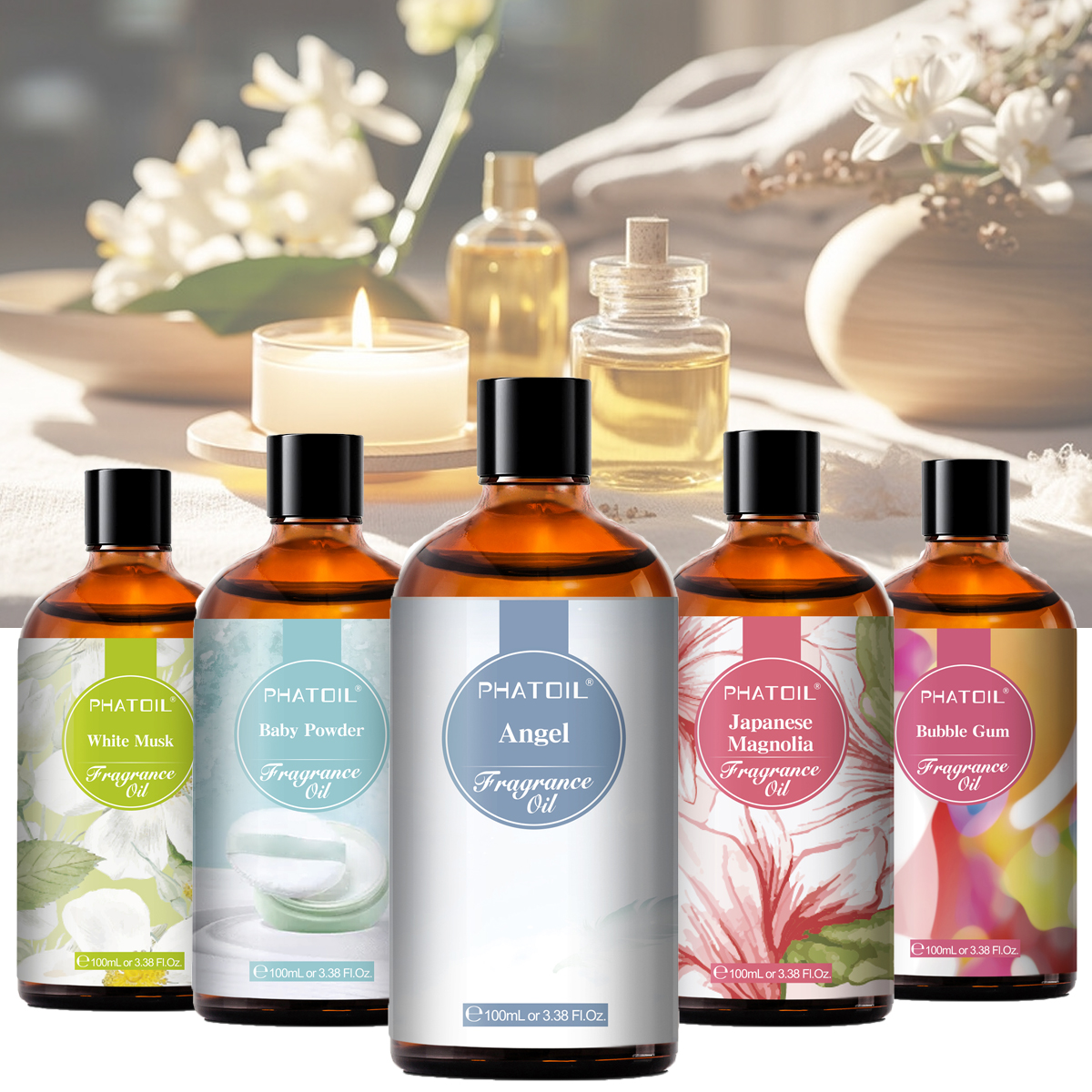 Candle Making Fragrance Oils - PHATOIL 100ml Aroma Fragrance Oil Fresh