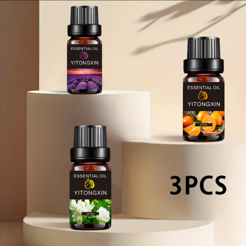 Candle Making Essential Oil - 3Pcs Plant Essential Oil (Lavender+Jasmine+Orange) 10ml