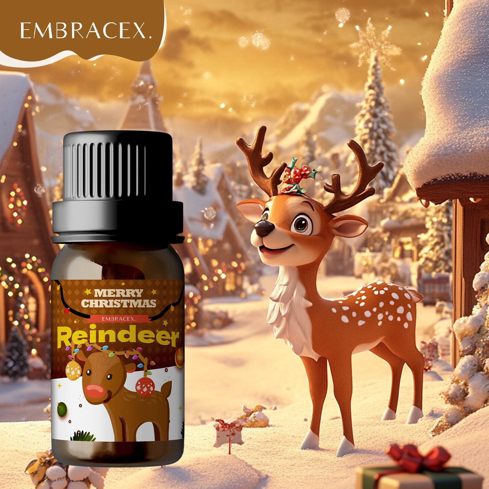 Candle Making Fragrance Oils - 10ml Reindeer Essential Oil Fragrance Oils
