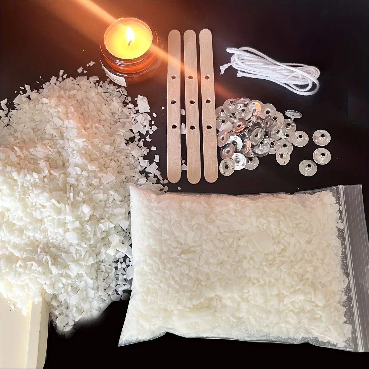 Candle Making Diy Kit - Candle Making Kits 100G Soy Wax