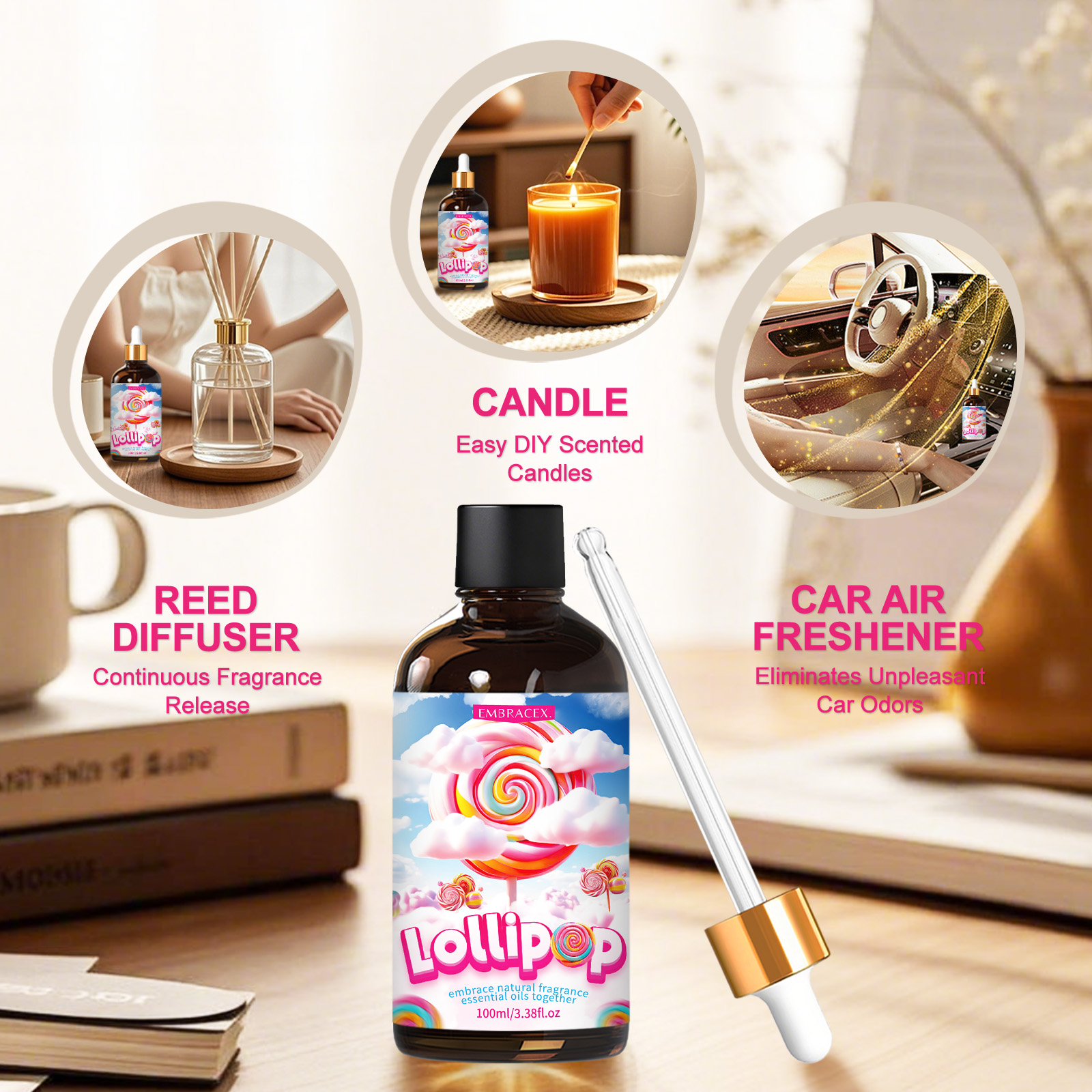 100ml Lollipop Essential Oil F - Candle Making Essential Oil ulasan dan harga