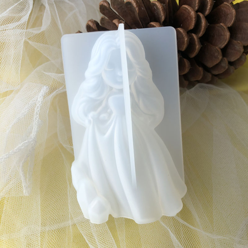 3D Cute Princess Silicone Cand - Candle Making Diy ulasan dan harga