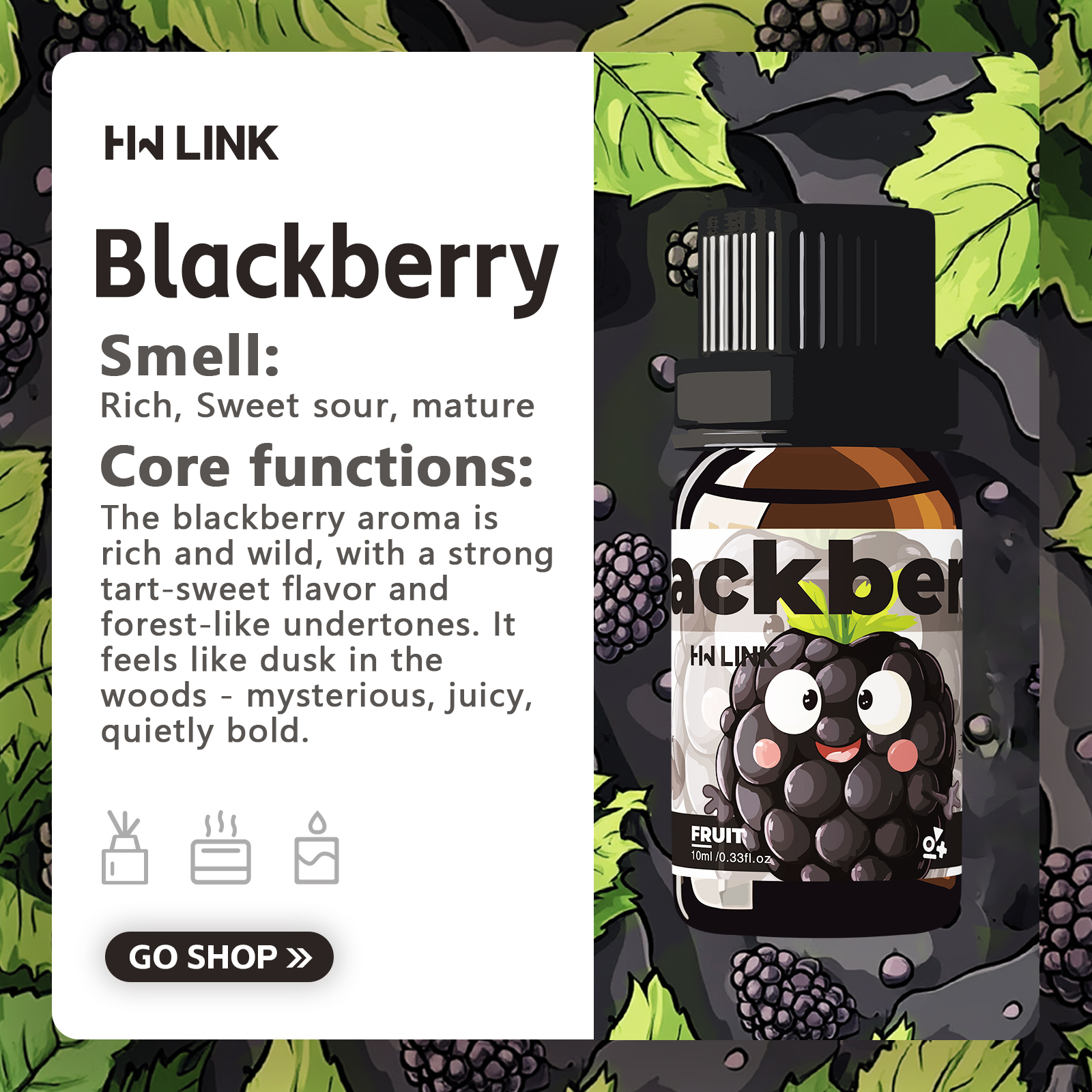 Blackberry Essential Oil Black - Candle Making Fragrance Oils ulasan dan harga