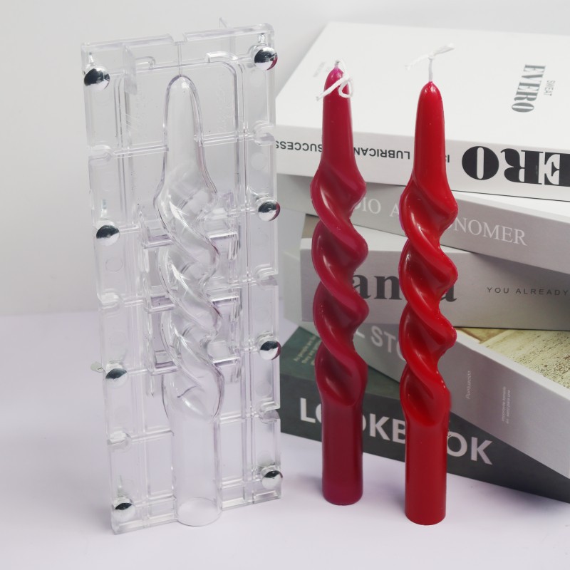 Twisted Stripe Column Acrylic  - Candle Making Diy Kit ulasan dan harga