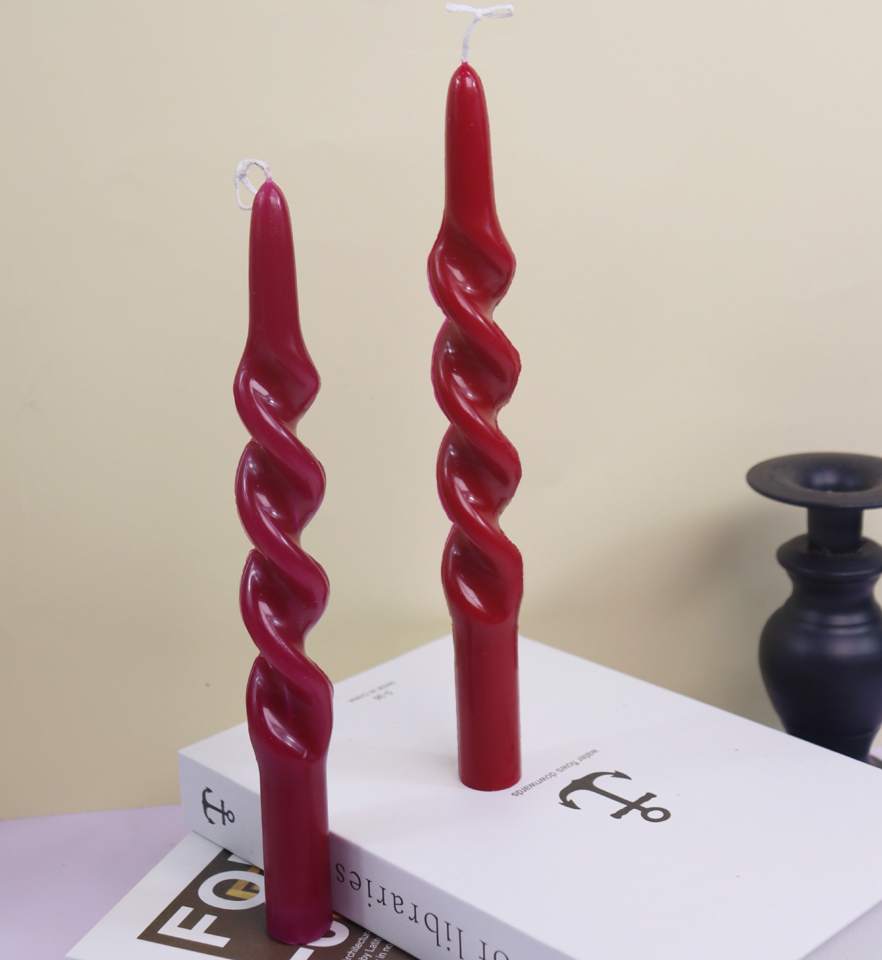 Twisted Stripe Column Acrylic  - Candle Making Diy Kit ulasan dan harga