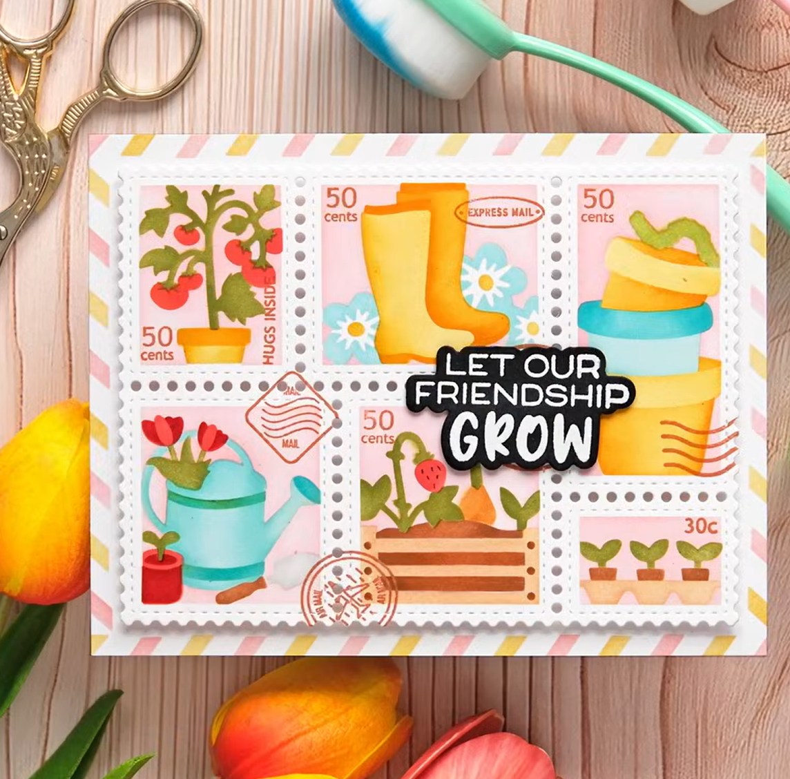 Seed Packet Postage Collage Ga - Candle Making Guide ulasan dan harga