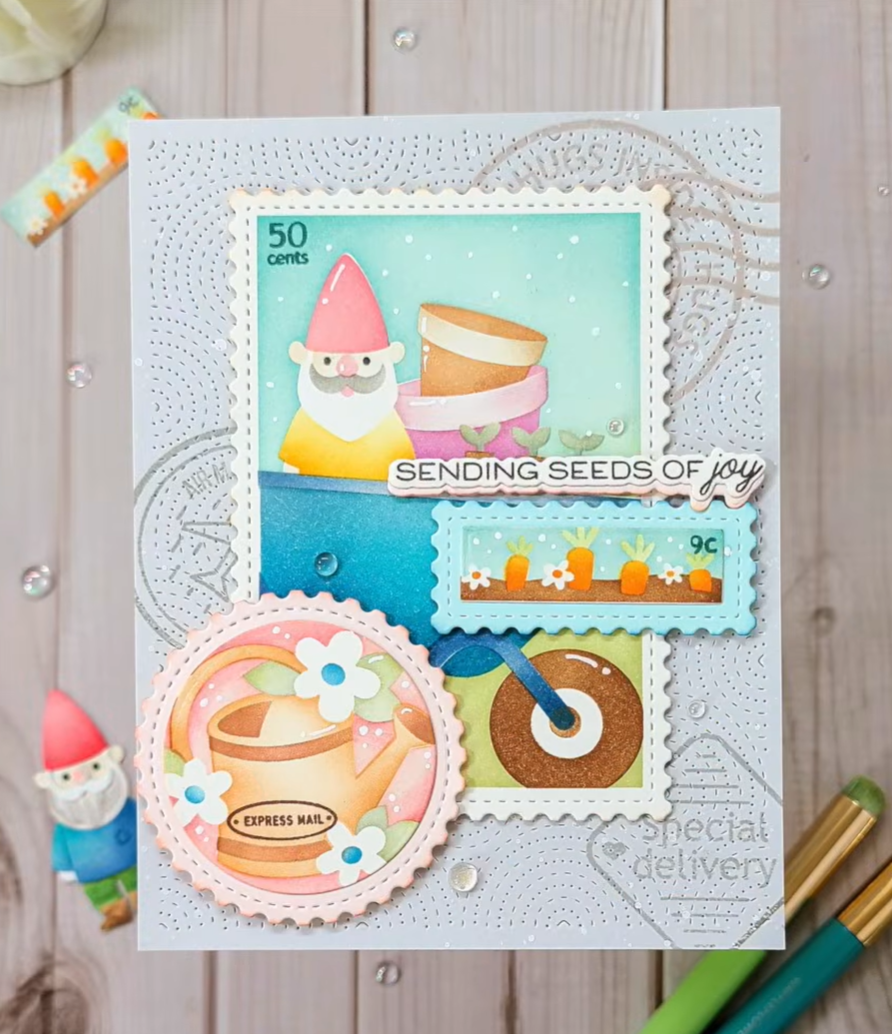 Seed Packet Postage Collage Ga - Candle Making Guide ulasan dan harga