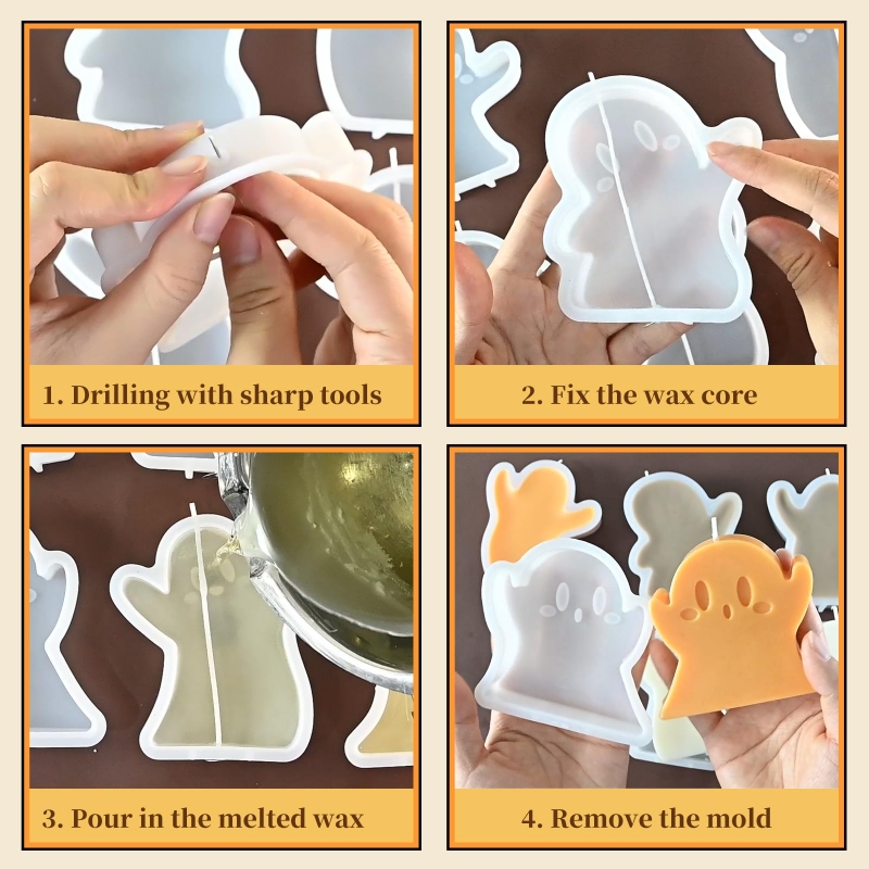 Halloween Series Silicone Cand - Candle Making Diy ulasan dan harga