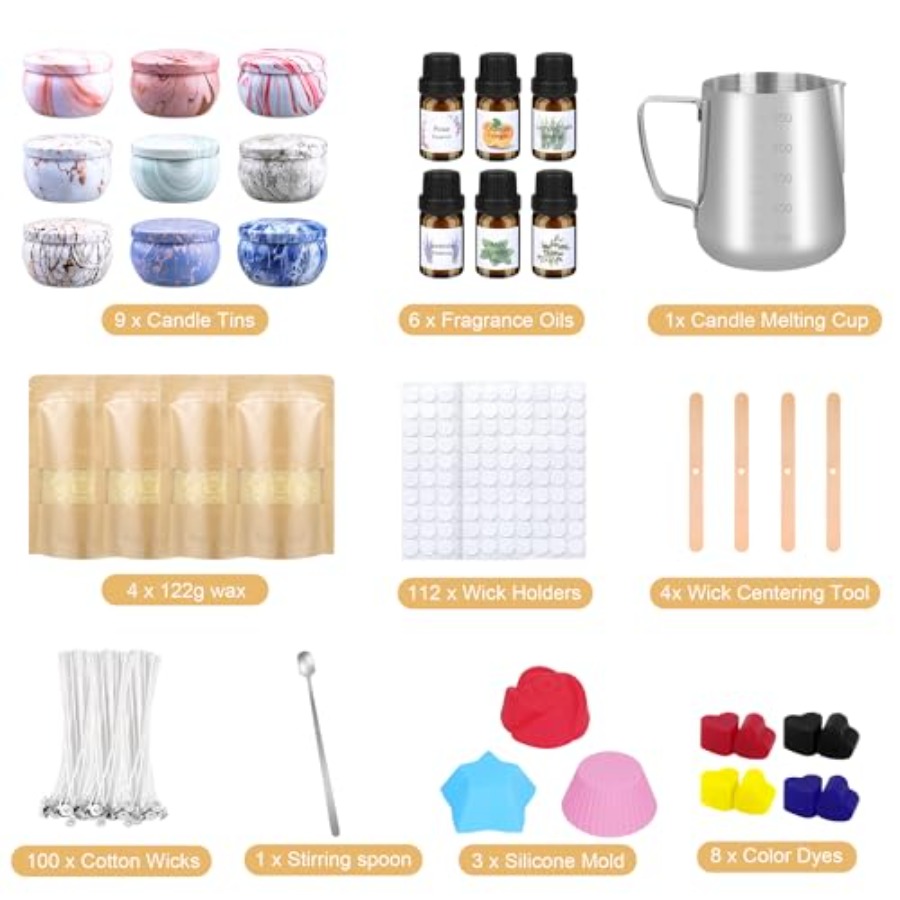 Candle Making Kits for Adults, - Candle Making Kit For Beginners ulasan dan harga