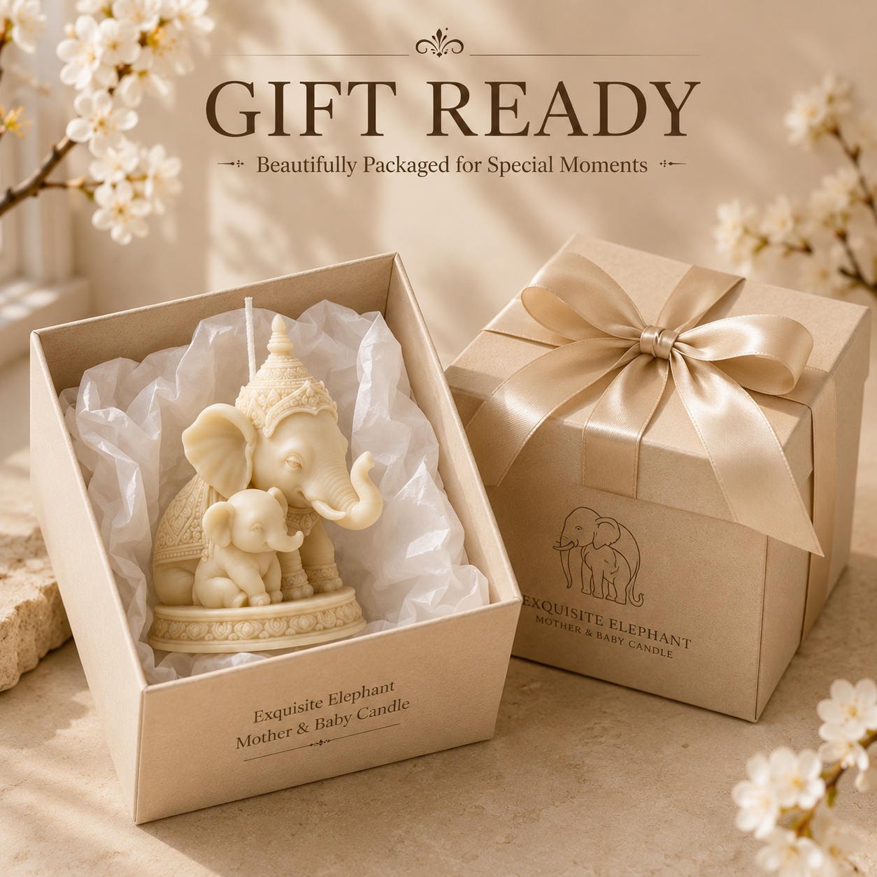 Thai Mother and Child Elephant - Candle Making For Kids ulasan dan harga