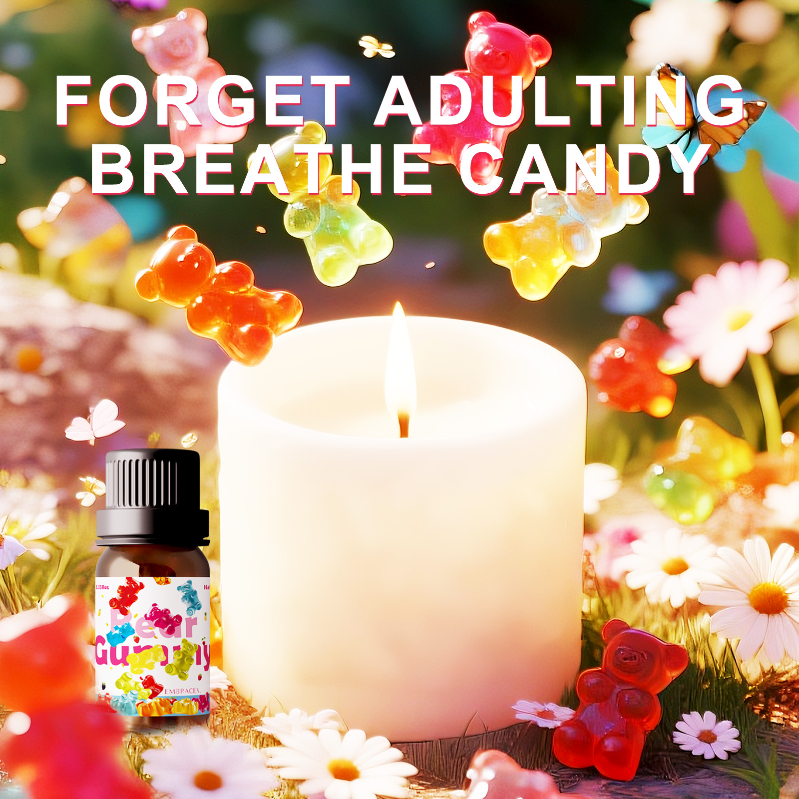 10ml Gummy Bear Fragrance oil  - Candle Making Fragrance Oils ulasan dan harga