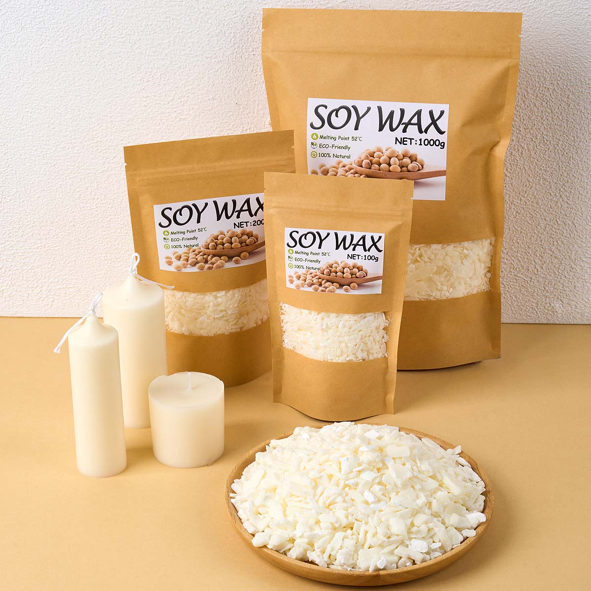 1 Pounds Pure White Soy Wax Fo - Candle Making Diy Kit ulasan dan harga