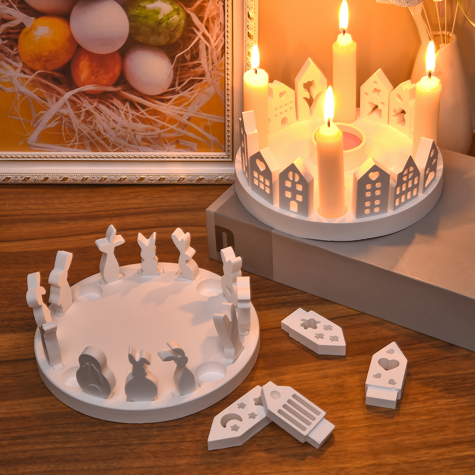 Hollow House Rabbit Candle Hol - Candle Making Diy ulasan dan harga