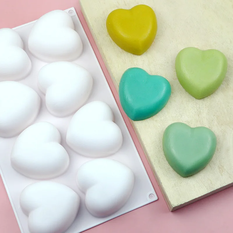 Love Heart Silicone Soap Mold  - Candle Making Diy Kit ulasan dan harga