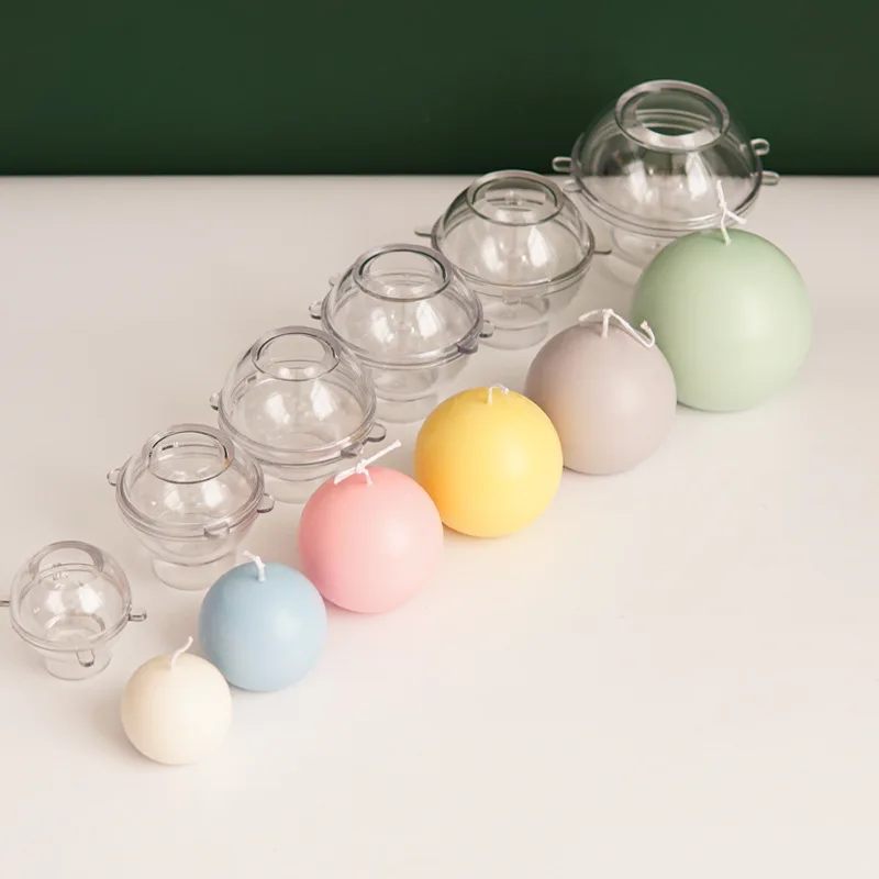 5-8cm Spherical Candle Plastic - Candle Making Diy Kit ulasan dan harga
