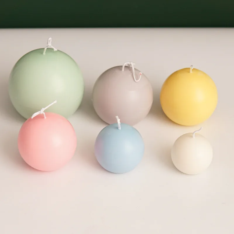 5-8cm Spherical Candle Plastic - Candle Making Diy Kit ulasan dan harga