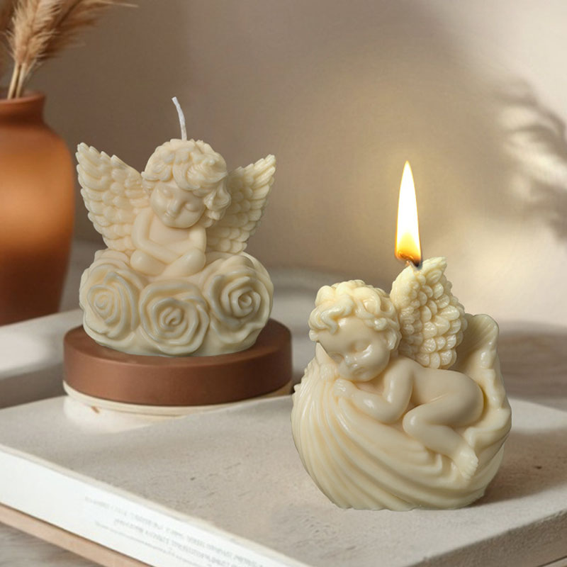 3D Rose Angel Children Candle  - Candle Making For Kids ulasan dan harga