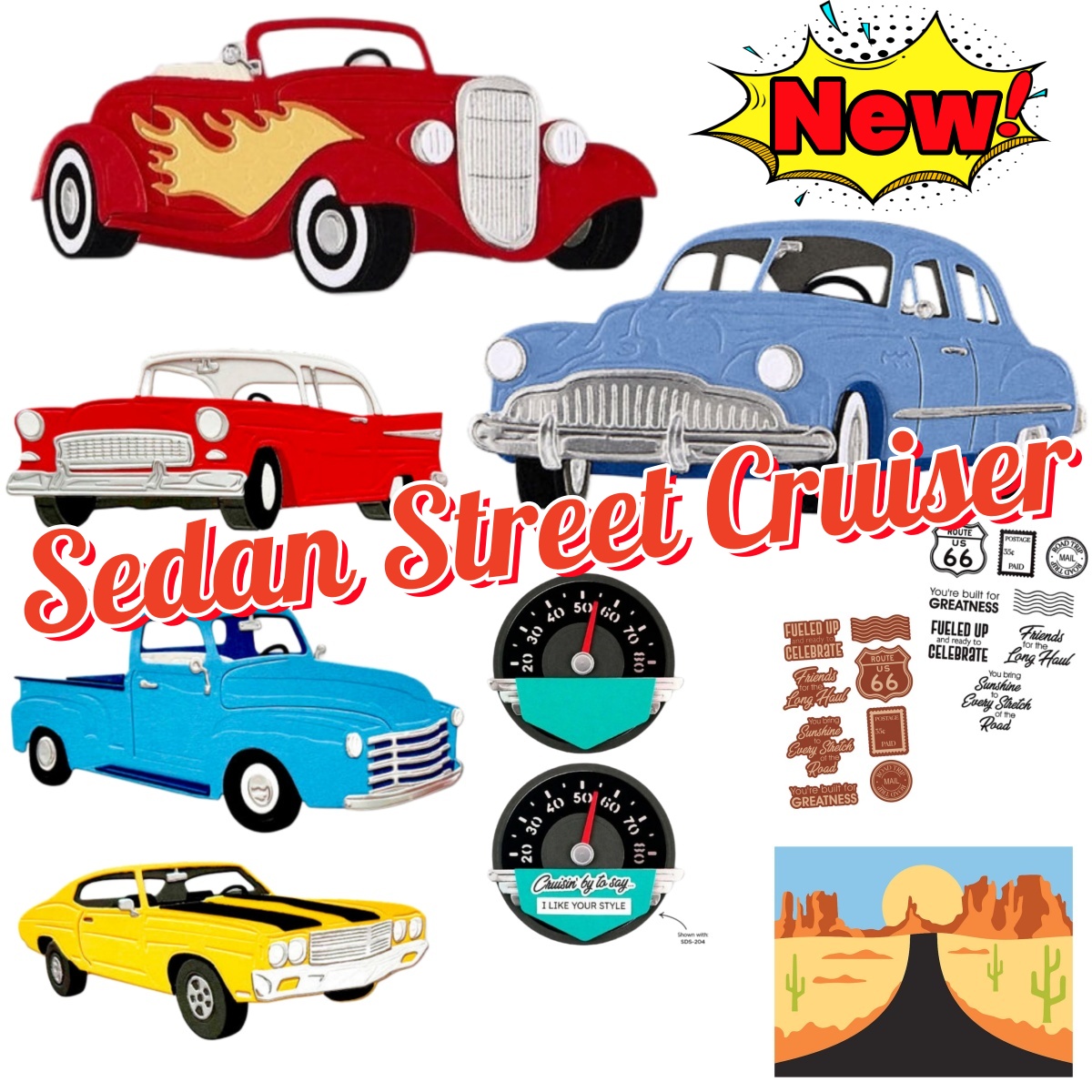 Sedan Street Cruiser Metal Cut - Candle Making Guide ulasan dan harga