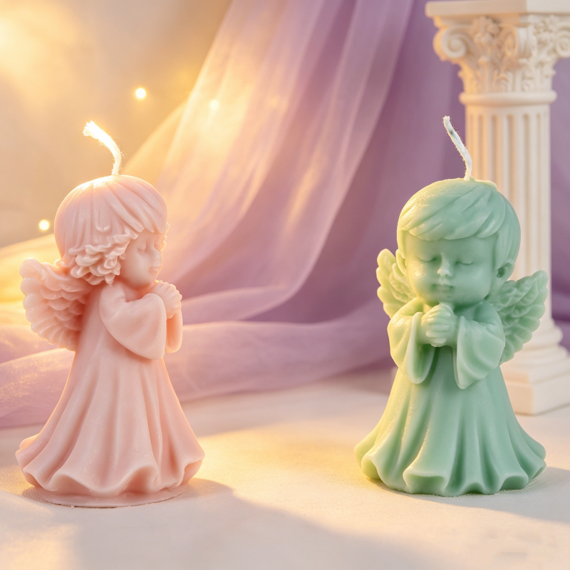 3D Praying Angel Silicone Cand - Candle Making For Kids ulasan dan harga