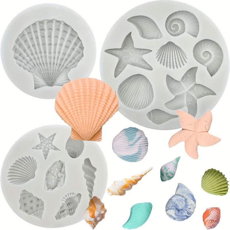 3pcs/set, shell mold set, irre - Candle Making Diy Kit ulasan dan harga