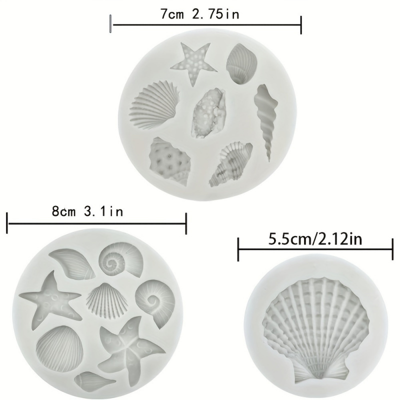 3pcs/set, shell mold set, irre - Candle Making Diy Kit ulasan dan harga