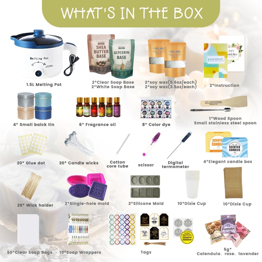 2-in-1 Candle & Soap Making Ki - Candle Making Fragrance Oils ulasan dan harga