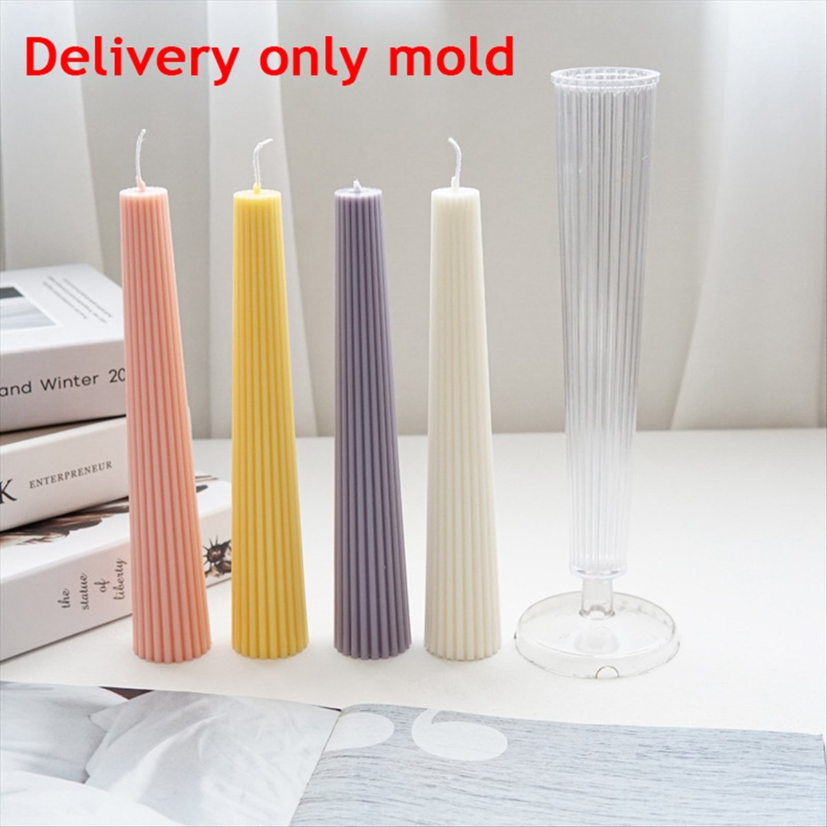 *ABAB Striped Long Pole Column - Candle Making Diy Kit ulasan dan harga