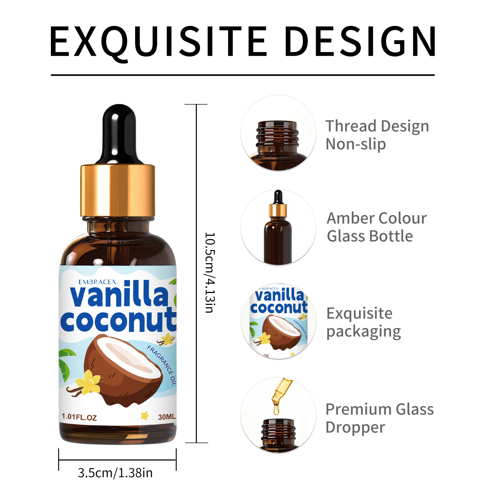 30ml Vanilla Coconut Essential - Candle Making Fragrance Oils ulasan dan harga