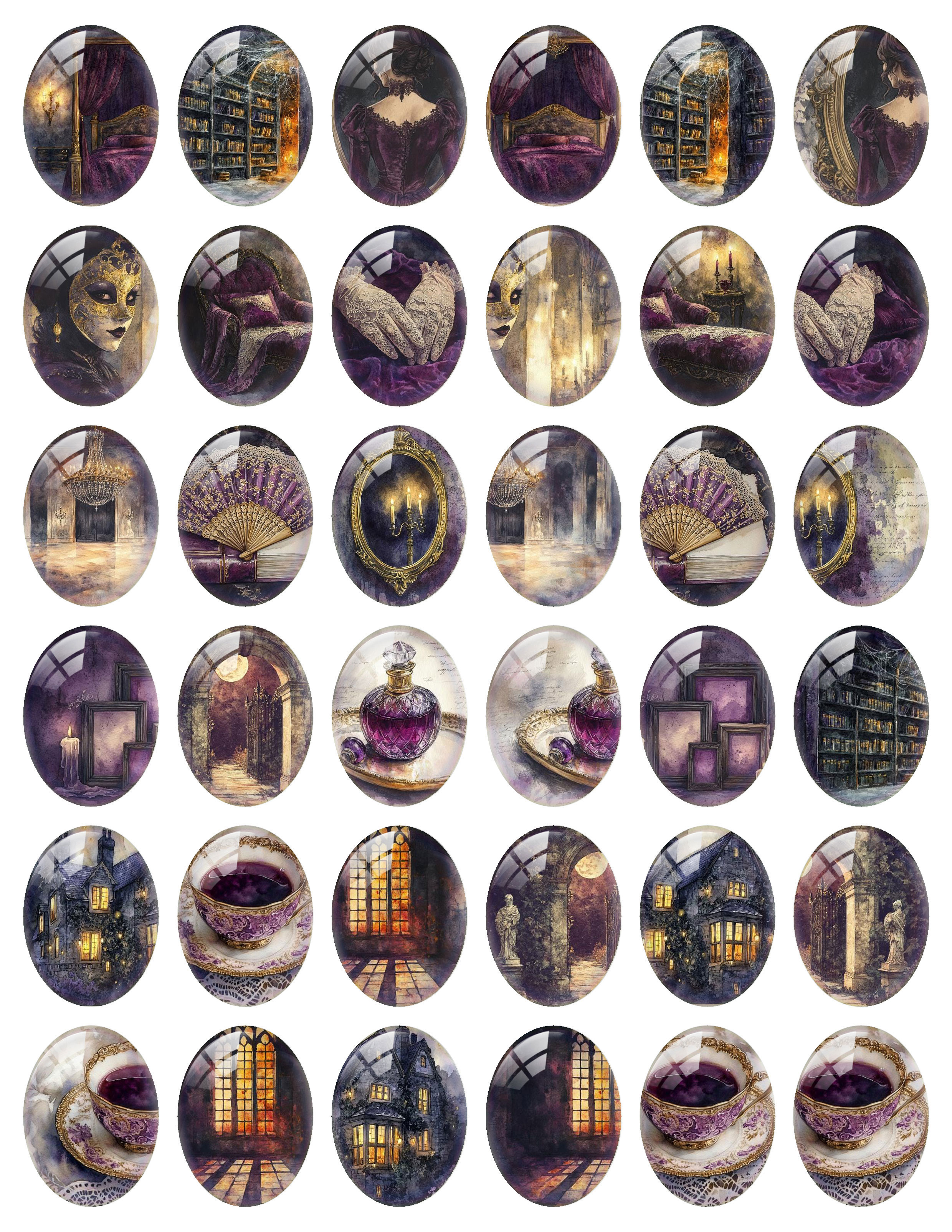 10pcs/lot Halloween Purple Got - Candle Making Diy ulasan dan harga