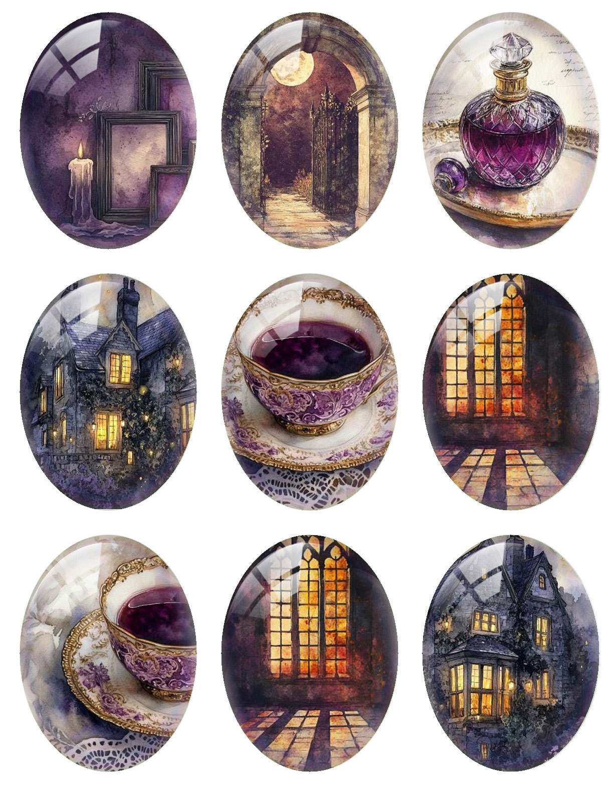 10pcs/lot Halloween Purple Got - Candle Making Diy ulasan dan harga