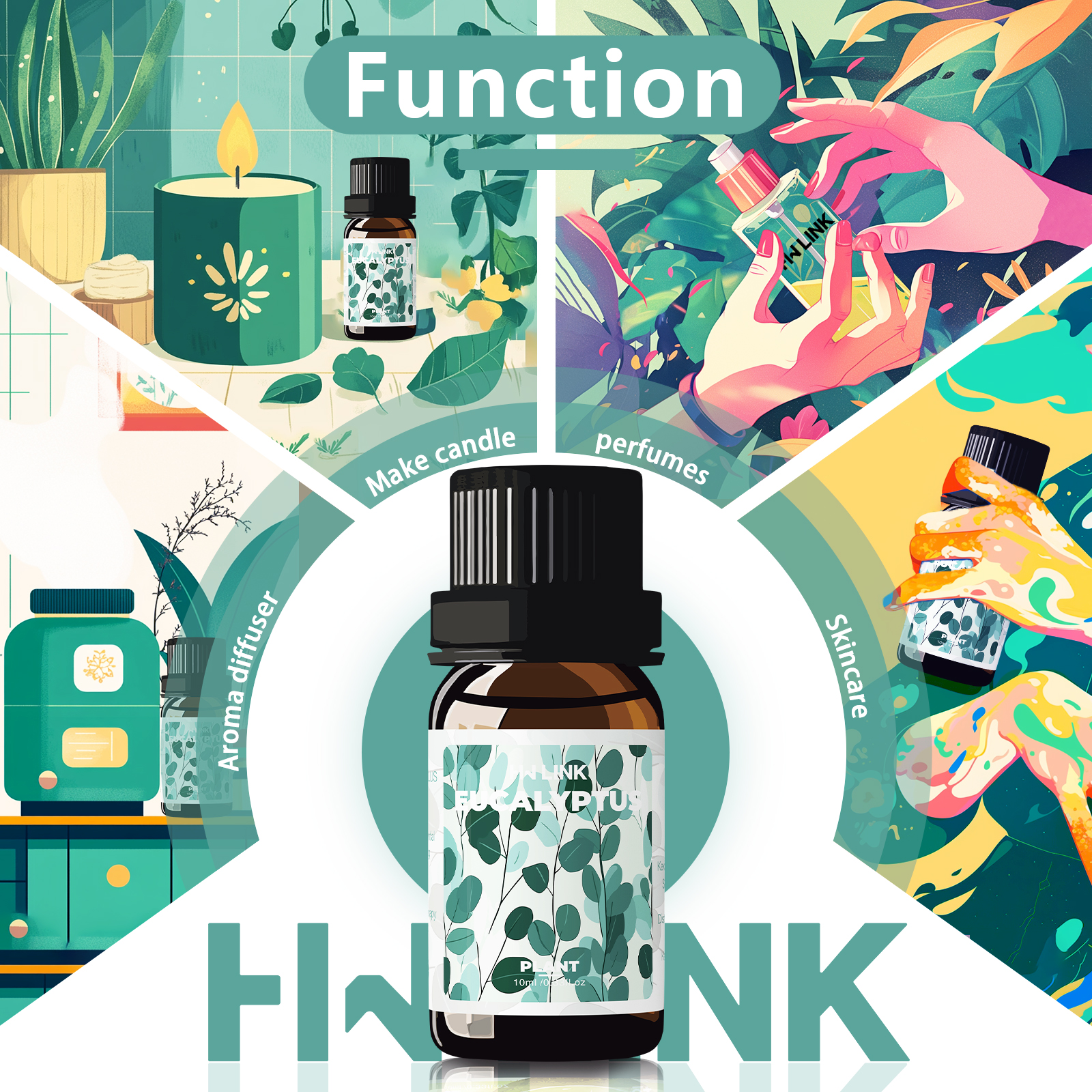 Eucalyptus Essential Oils 10ml - Candle Making Essential Oil ulasan dan harga