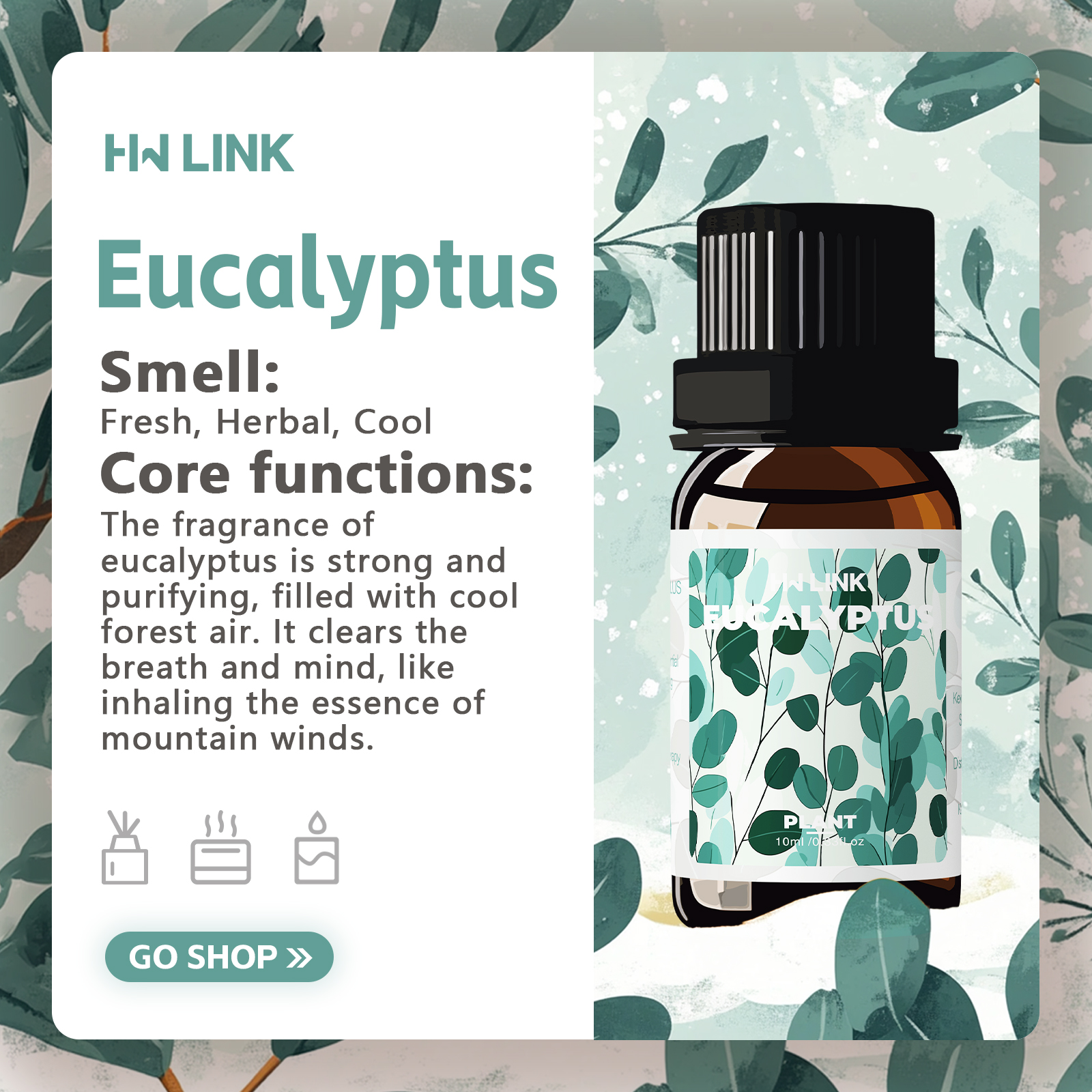 Eucalyptus Essential Oils 10ml - Candle Making Essential Oil ulasan dan harga