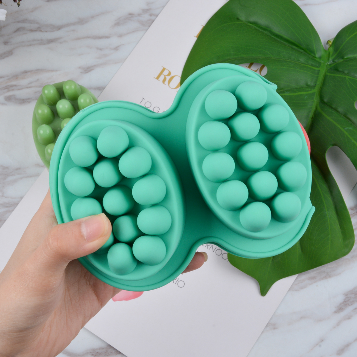 4 Hole Oval Massage Soap Silic - Candle Making Diy Kit ulasan dan harga