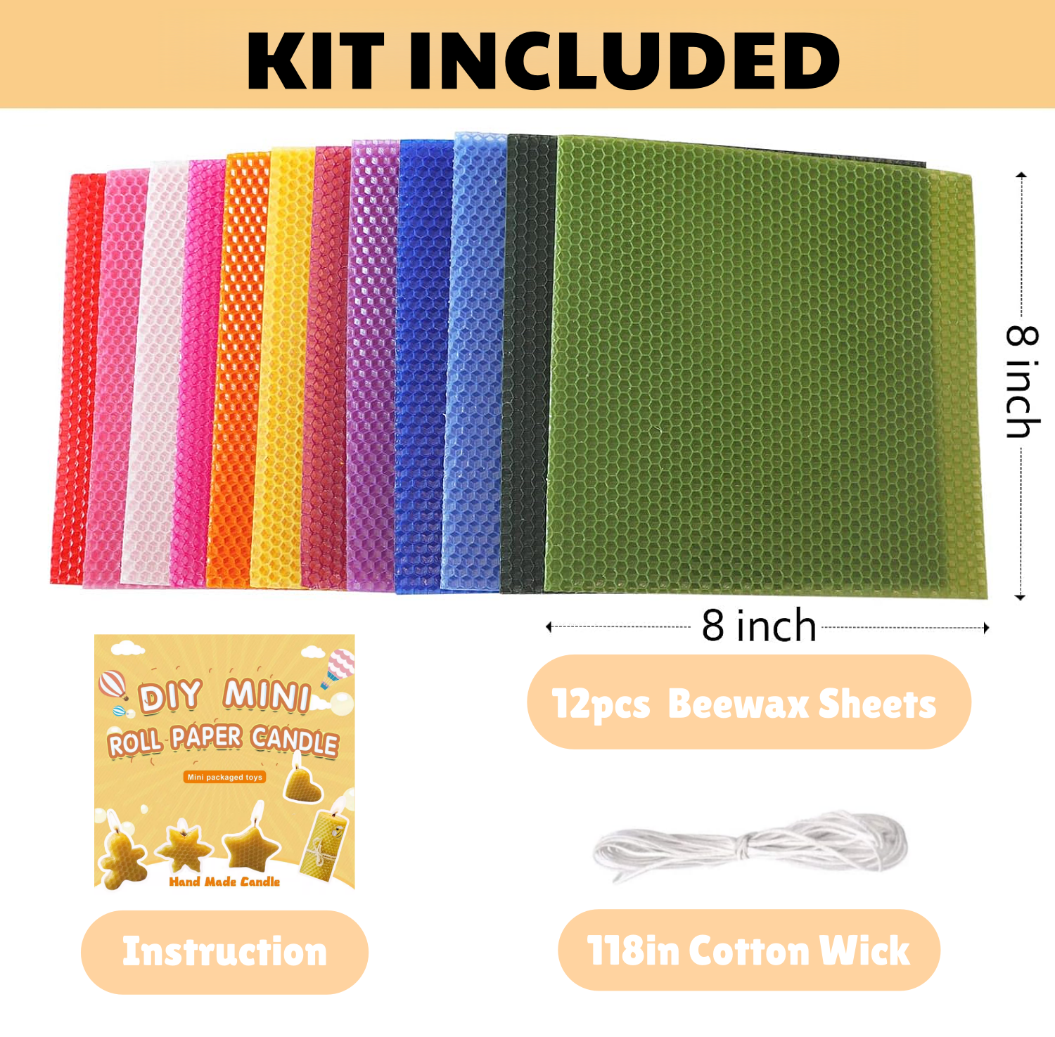 Beeswax Candle Making Kit 12pc - Candle Making For Kids ulasan dan harga