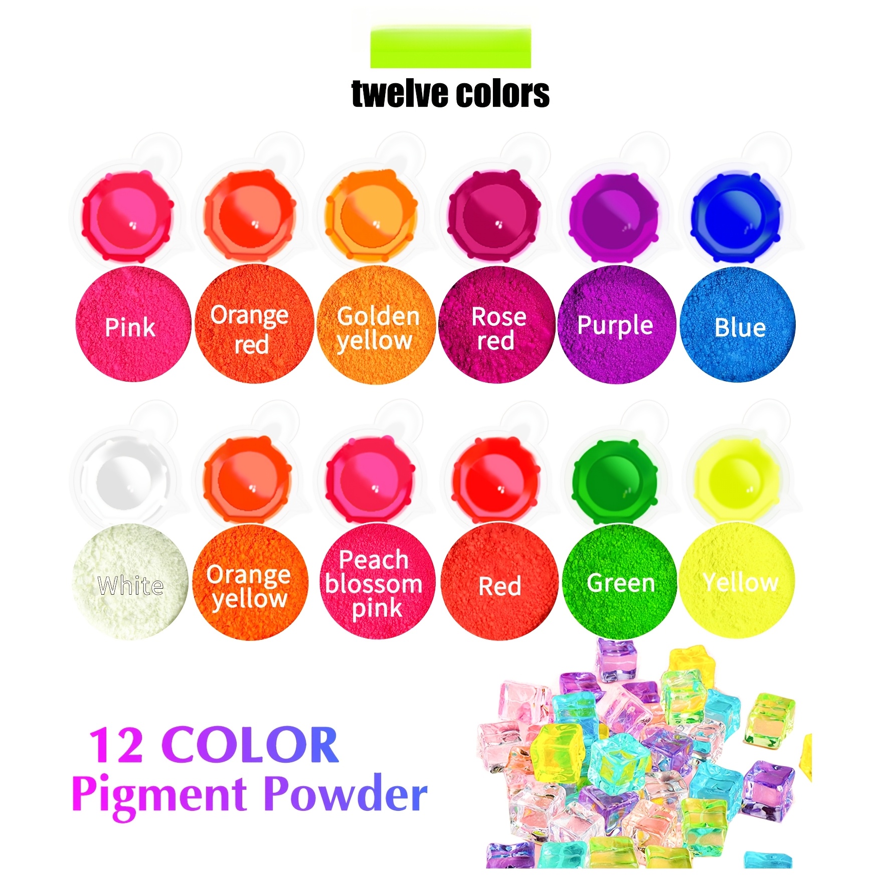 Fluorescent Powder/Neon Resin  - Candle Making Diy ulasan dan harga